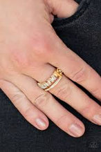 Load image into Gallery viewer, Royal Treasure Chest Gold Skinny Band Ring