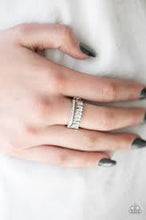 Load image into Gallery viewer, Royal Treasure Chest White Skinny Band Ring