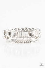 Load image into Gallery viewer, Royal Treasure Chest White Skinny Band Ring