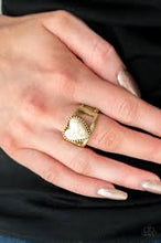 Load image into Gallery viewer, Rule with Your Heart Brass Ring - Angie's $5.00 Bling