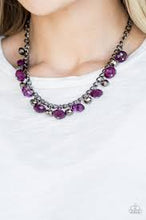 Load image into Gallery viewer, Runaway Rebel Purple Necklace - Angie's $5.00 Bling