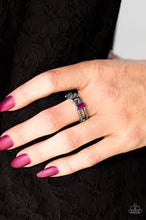 Load image into Gallery viewer, Runway Edge Pink Skinny Band Ring