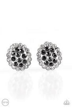 Load image into Gallery viewer, Runway Ready Black Clip On Earrings