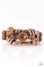 Load image into Gallery viewer, Runways and Rhinestones Copper Skinny Band Rings