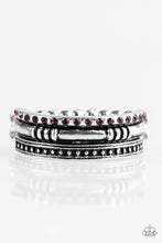 Load image into Gallery viewer, Safari Shimmer Purple Skinny Band Ring