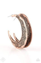 Load image into Gallery viewer, Sagebrush and Saddles Copper Hoop Earrings