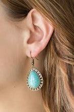 Load image into Gallery viewer, Sahara Serenity Brass Earrings