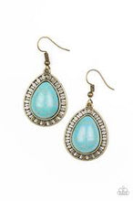 Load image into Gallery viewer, Sahara Serenity Brass Earrings