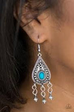 Load image into Gallery viewer, Sahara Song Blue Earrings