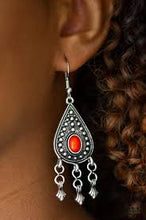 Load image into Gallery viewer, Sahara Song Red Earrings
