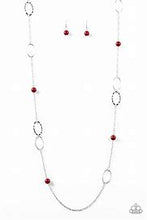 Load image into Gallery viewer, Sailing through Sicily Red Necklace