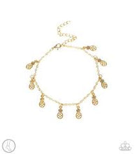 Load image into Gallery viewer, Sand and Sunshine Gold Anklet - Angie's $5.00 Bling