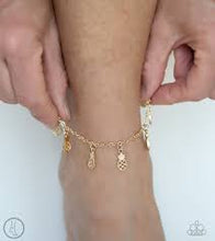 Load image into Gallery viewer, Sand and Sunshine Gold Anklet - Angie's $5.00 Bling