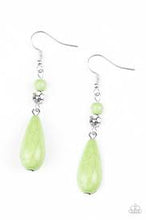 Load image into Gallery viewer, Sandstone Sunflowers Green Earrings
