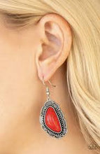 Load image into Gallery viewer, Santa Fe Soul Red Earrings
