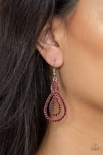 Load image into Gallery viewer, Sassy Sophistication Red Earrings