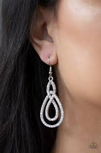 Load image into Gallery viewer, Sassy Sophistication White Earrings