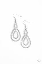 Load image into Gallery viewer, Sassy Sophistication White Earrings