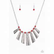Load image into Gallery viewer, Sassy Stonehenge Red Necklace