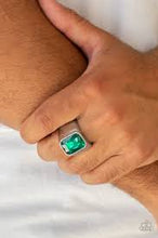 Load image into Gallery viewer, Scholar Green Men&#39;s Ring