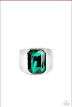 Load image into Gallery viewer, Scholar Green Men&#39;s Ring