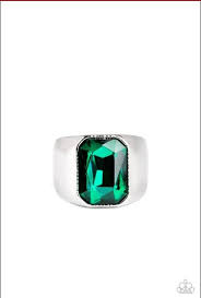 Scholar Green Men's Ring
