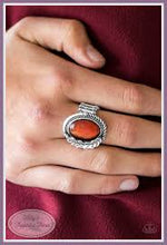 Load image into Gallery viewer, Seasonal Shimmer Orange Ring - Angie's $5.00 Bling