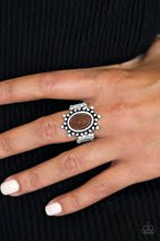 Load image into Gallery viewer, Seasonal Sunshine Brown Ring - Angie's $5.00 Bling