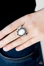 Load image into Gallery viewer, Seasonal Sunshine White Ring - Angie's $5.00 Bling