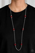 Load image into Gallery viewer, Season of Sparkle Red Necklace