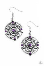 Load image into Gallery viewer, Second Spring Purple Earrings