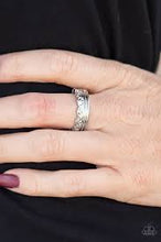 Load image into Gallery viewer, Seeing is BeLEAFing Silver Skinny Band Ring