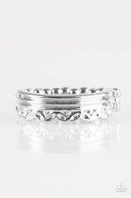 Load image into Gallery viewer, Seeing is BeLEAFing Silver Skinny Band Ring