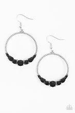 Load image into Gallery viewer, Self Made Millionaire Black Earrings