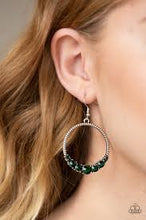 Load image into Gallery viewer, Self Made Millionaire Green Earrings