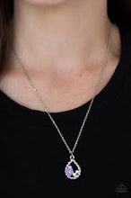Load image into Gallery viewer, Serene Spring Showers Purple Necklace - Angie's $5.00 Bling