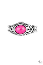Load image into Gallery viewer, Set In Stone Pink Skinny Band Ring