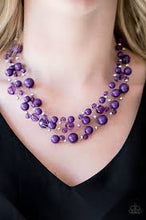 Load image into Gallery viewer, Set on the World on Wire Purple Necklace - Angie's $5.00 Bling