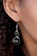Load image into Gallery viewer, Set the Stage Black Earrings