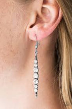 Load image into Gallery viewer, Sharp Dressed Glam White Earrings