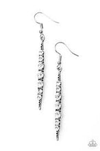 Load image into Gallery viewer, Sharp Dressed Glam White Earrings