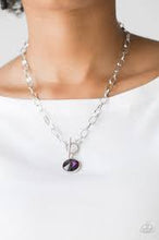 Load image into Gallery viewer, She Sparkles On Purple Necklace - Angie's $5.00 Bling