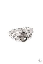 Load image into Gallery viewer, Shimmer Splash Silver Skinny Band Ring