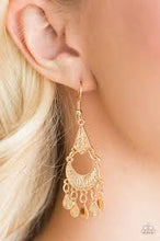 Load image into Gallery viewer, Shimmering Sands Gold Earrings