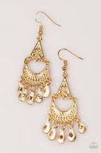 Load image into Gallery viewer, Shimmering Sands Gold Earrings