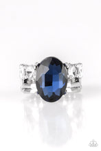 Load image into Gallery viewer, Shine Bright Like a Diamond Blue Ring - Angie's $5.00 Bling