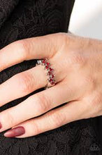 Load image into Gallery viewer, Shine Like Stars Red Skinny Band Ring