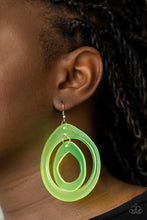 Load image into Gallery viewer, Show Your True NEONS Yellow Acrylic Earrings