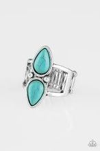 Load image into Gallery viewer, Simply Saharan Blue Ring - Angie's $5.00 Bling