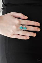 Load image into Gallery viewer, Simply Saharan Blue Ring - Angie's $5.00 Bling